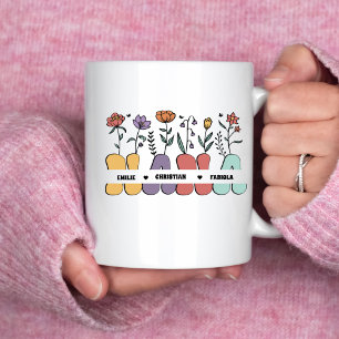 Custom Nana And Kids Name Shirt Mother's Day Gift  Coffee Mug