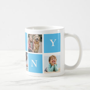 Custom Nanny Grandmother 5 Photo Collage  Coffee Mug