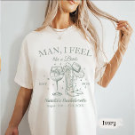 Custom Nashville Bachelorette Party Man I Feel T-Shirt<br><div class="desc">Custom Nashville Bachelorette Party Man I Feel</div>