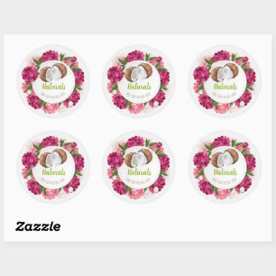 CUSTOM Natural fresh Herbs Classic Round Sticker