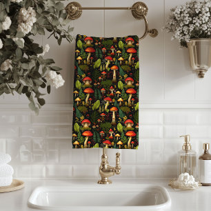 Custom Nature Bath Towel Cozy Cottagecore Look