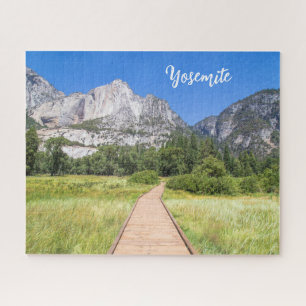Custom Nature Green Meadow Yosemite  Jigsaw Puzzle