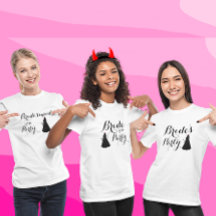 Custom Naughty Batchelorette Bride's Modern Script