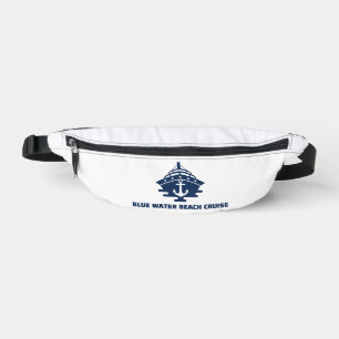 Custom Nautical Anchor Beach Cruise Fanny Pack