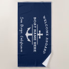 Custom Nautical Boat Name Welcome Aboard Anchor 