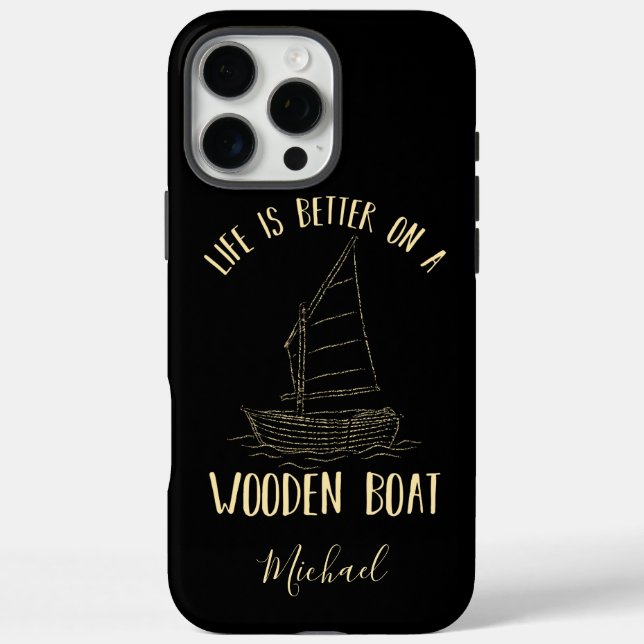 Custom Nautical Modern Boating Case-Mate iPhone Case (Back)