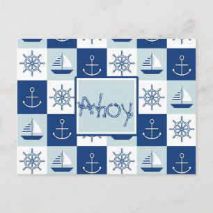 Custom Nautical Postcard