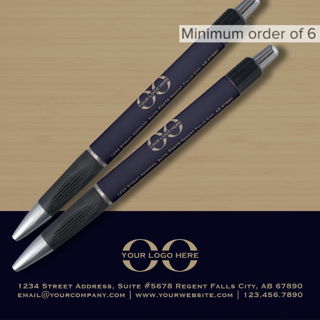 Custom Navy Blue Pen Company Logo (Creator Uploaded)