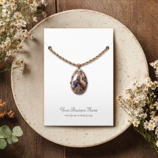 Custom Necklace Display Card