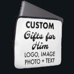 Custom Neoprene 13" Laptop Sleeve Cover Case<br><div class="desc">Custom personalized Neoprene 13" Laptop Sleeve Cover Case,  lightweight and water resistant with top loading zip (available for 10",  13",  and 15" laptops).

Make your own personalised birthday,  Christmas,  Father's Day,  Valentine's Day celebration,  office gifts for him (man,  men,  husband,  boyfriend,  father,  dad,  young man,  son).</div>
