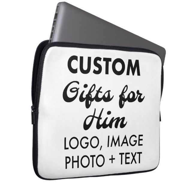 Custom Neoprene 13" Laptop Sleeve Cover Case (Front Right)