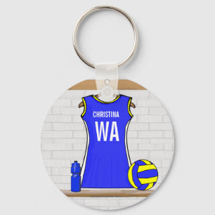 Custom Netball Uniform - Keychain