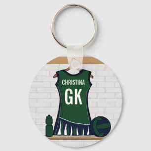 Custom Netball Uniform Keychain