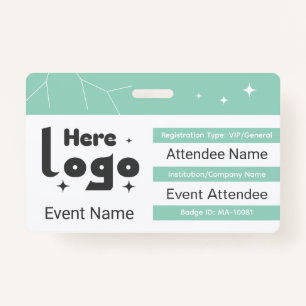 Custom Networking Event Badge ID