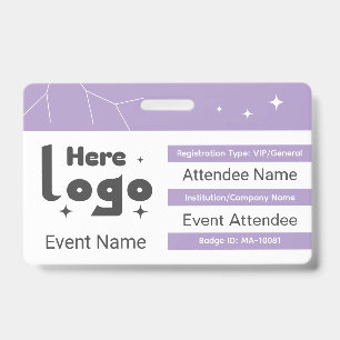 Custom Networking Event Badge ID