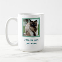 Custom New Cat Dad Mug | Pet Photo Gift