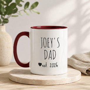 Custom New Father Gift From kid Mug