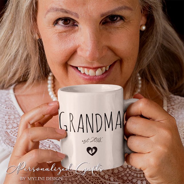 Custom New Grandma or New Mom Gift Coffee Mug (Creator Uploaded)