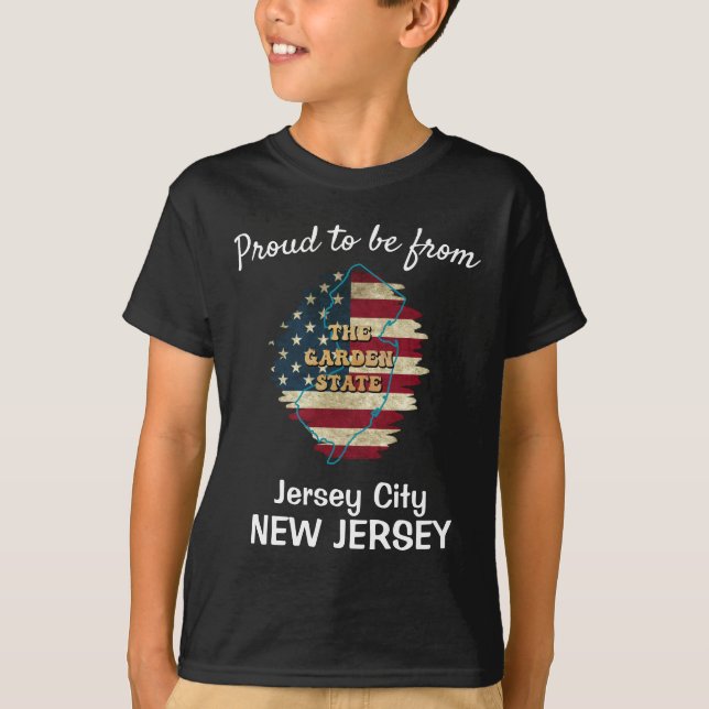 Custom New Jersey State T-Shirt (Front)