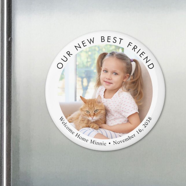 Custom New Kitten Photo Magnet (Custom New Kitten Photo Magnet)