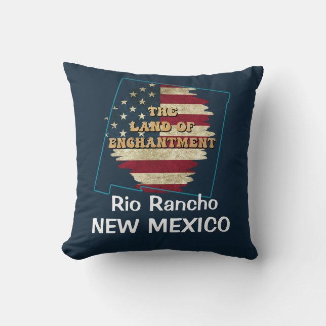 Custom New Mexico state  Throw Pillow (Front)