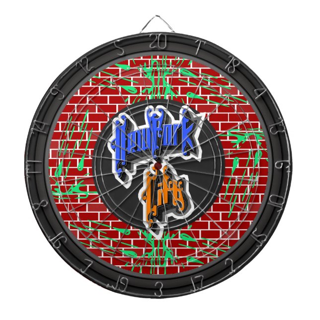 Custom New York City Dartboard (Front)
