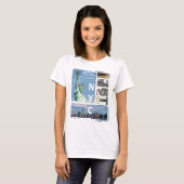 Custom New York City Manhattan Nyc Liberty Statue T-Shirt (Front Full)