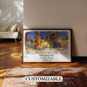Custom New York City Wall Art, New York Poster