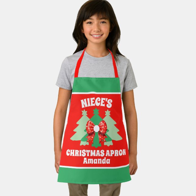 Custom Niece's Christmas Gift Apron (Insitu)