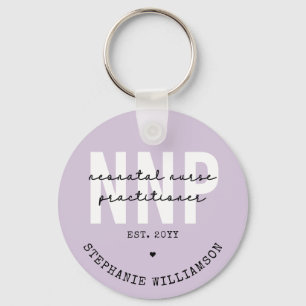 Custom NNP Neonatal Nurse Practitioner Keychain