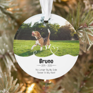 Custom No Longer By My Side, Forever In My Heart Ornament