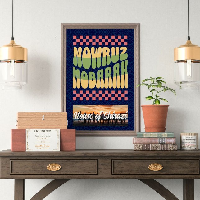 Custom Norooz Persian New Year Reunion Party Poster (Custom Norooz Persian New Year Reunion Party)