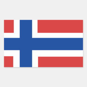 Custom Norwegian Flag (Norske Flagg) Sticker