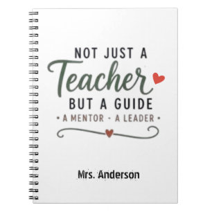 Custom Not Just A Teacher Guide Mentor Leader Notebook