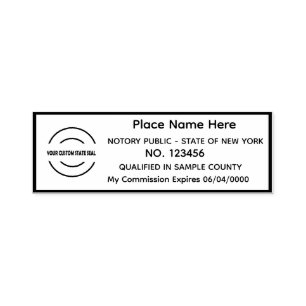 Custom Notary Public Stamp, Personalized Self-inking Stamp
