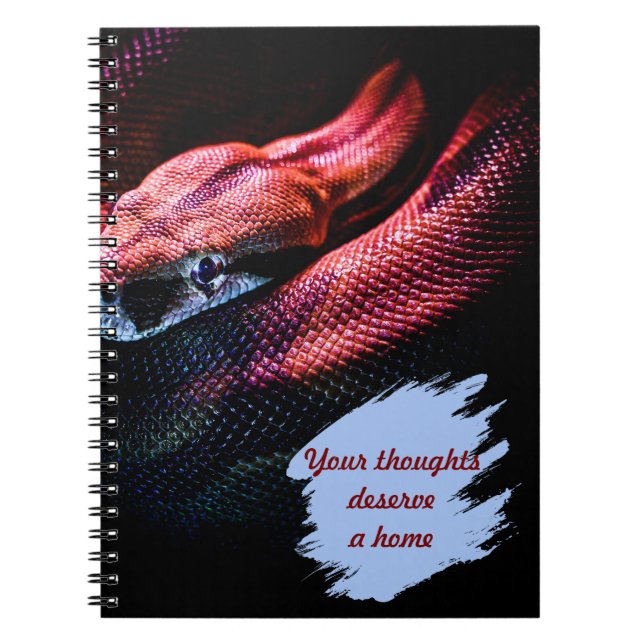 Custom Notebook – Your Text, Your Style (Front)
