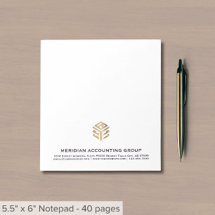 Custom Notepad Business Logo