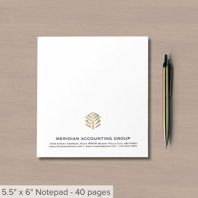 Custom Notepad Business Logo (Creator Uploaded)