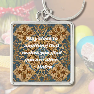 Custom Nowruz Iranian New Year Gift Khatam Art Keychain