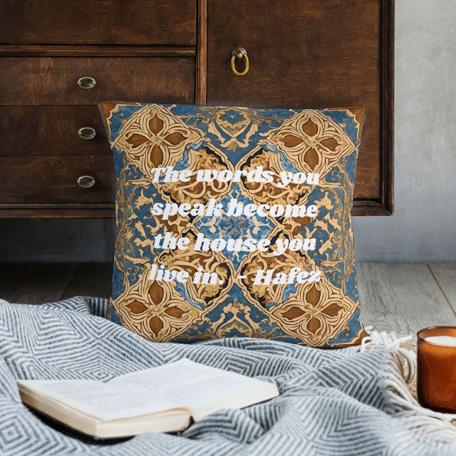 Custom Nowruz Iranian New Year Gift Khatam Art Throw Pillow (Custom Nowruz Iranian New Year Gift Khatam Art)