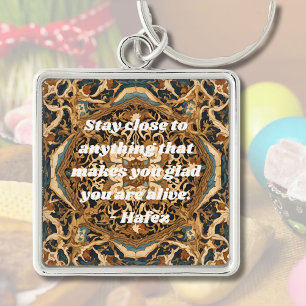 Custom Nowruz Persian New Year Gift Khatam Art Keychain