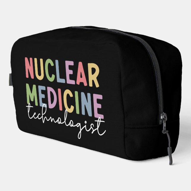 Custom Nuclear Medicine Technologist CNMT Gifts Dopp Kit (Right Corner)