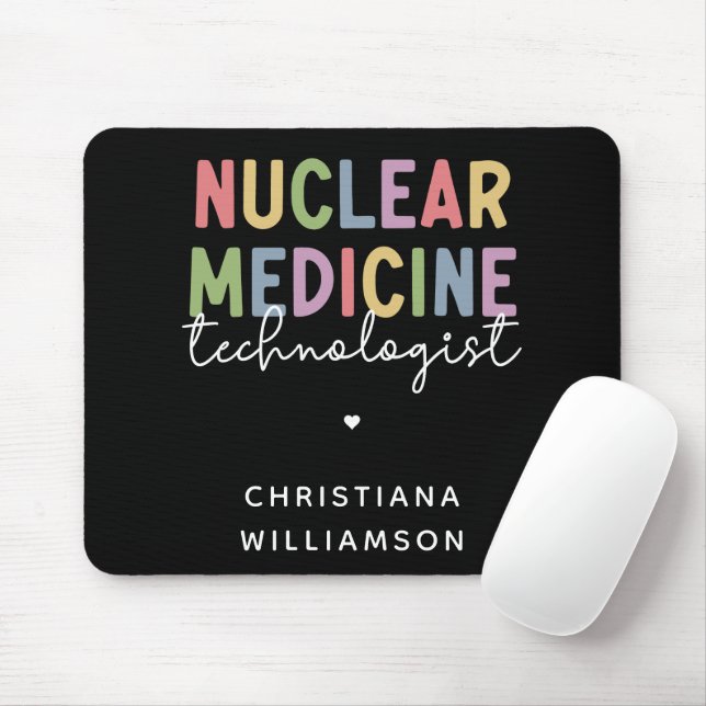 Custom Nuclear Medicine Technologist CNMT Gifts Mouse Pad (With Mouse)