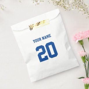 Custom Number and Name Favour Bag