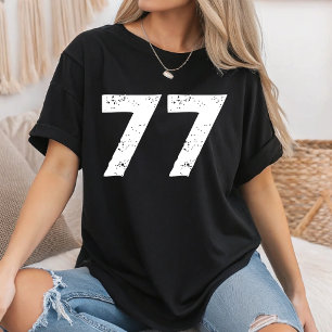 Custom Number Game Day School Team Football Number T-Shirt