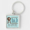 Custom Number One Dad's Father's Day Keychain