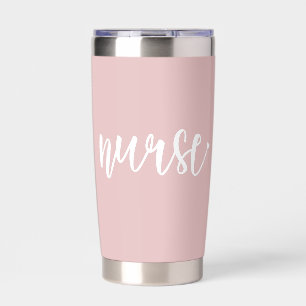 Custom Nurse Est Typography Nurse RN graduation Insulated Tumbler