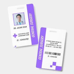Custom Nurse ID Badge for Healthcare Employees