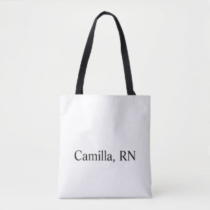 Custom Nurse Lunch Bag, Tote, RN Gift, Nurse Appre Tote Bag
