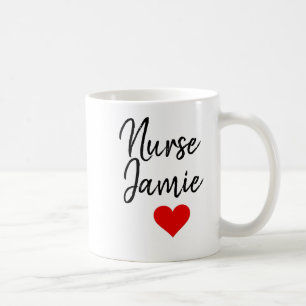 Custom nurse name mug nursing graduate